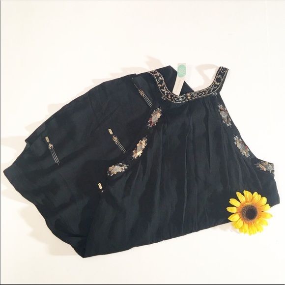 NWT Stitch Fix Pixley black beaded dress large - Picture 2 of 4